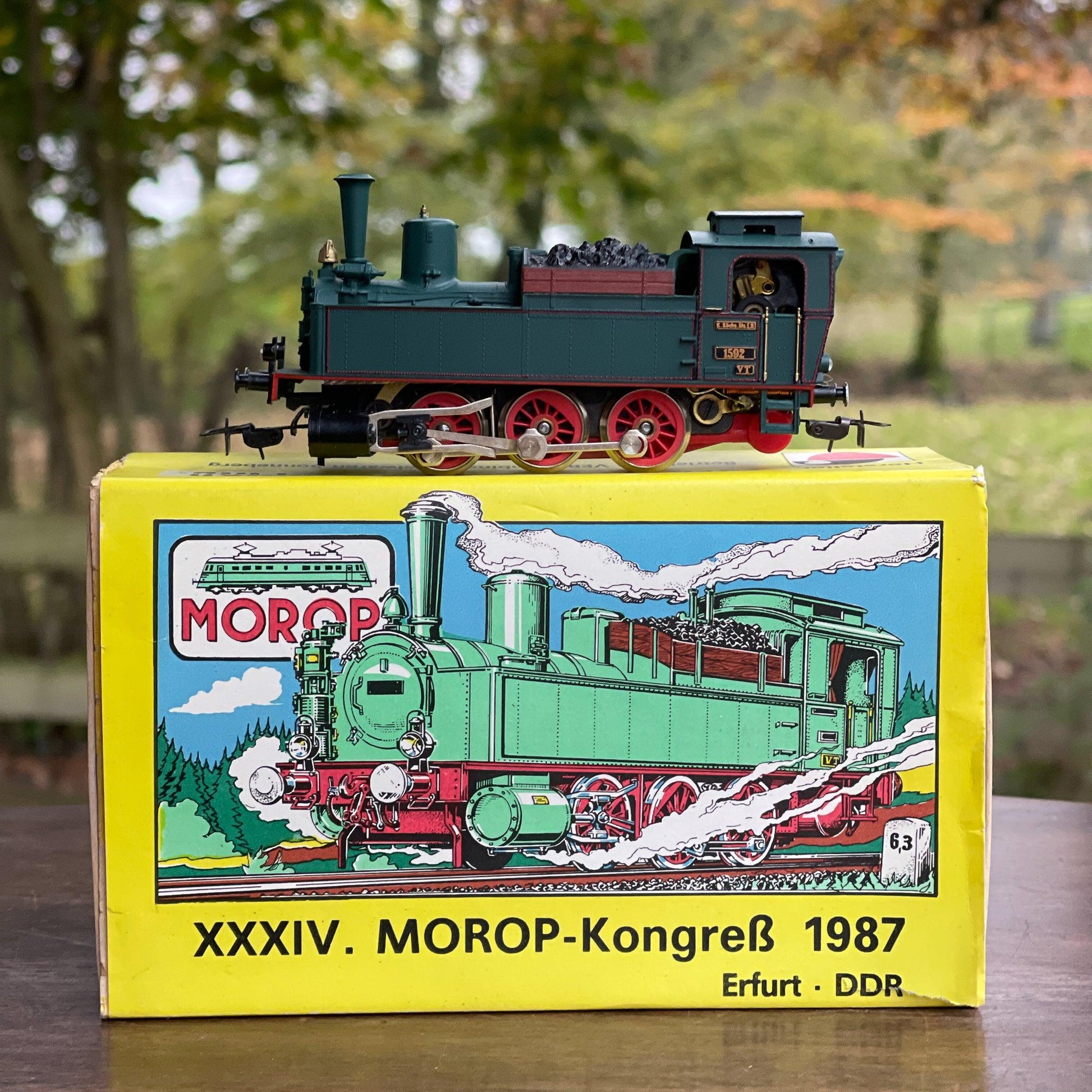 Vintage locomotief Piko BR89 Morop Kongress 1987 H0 - Bamestra Curiosa