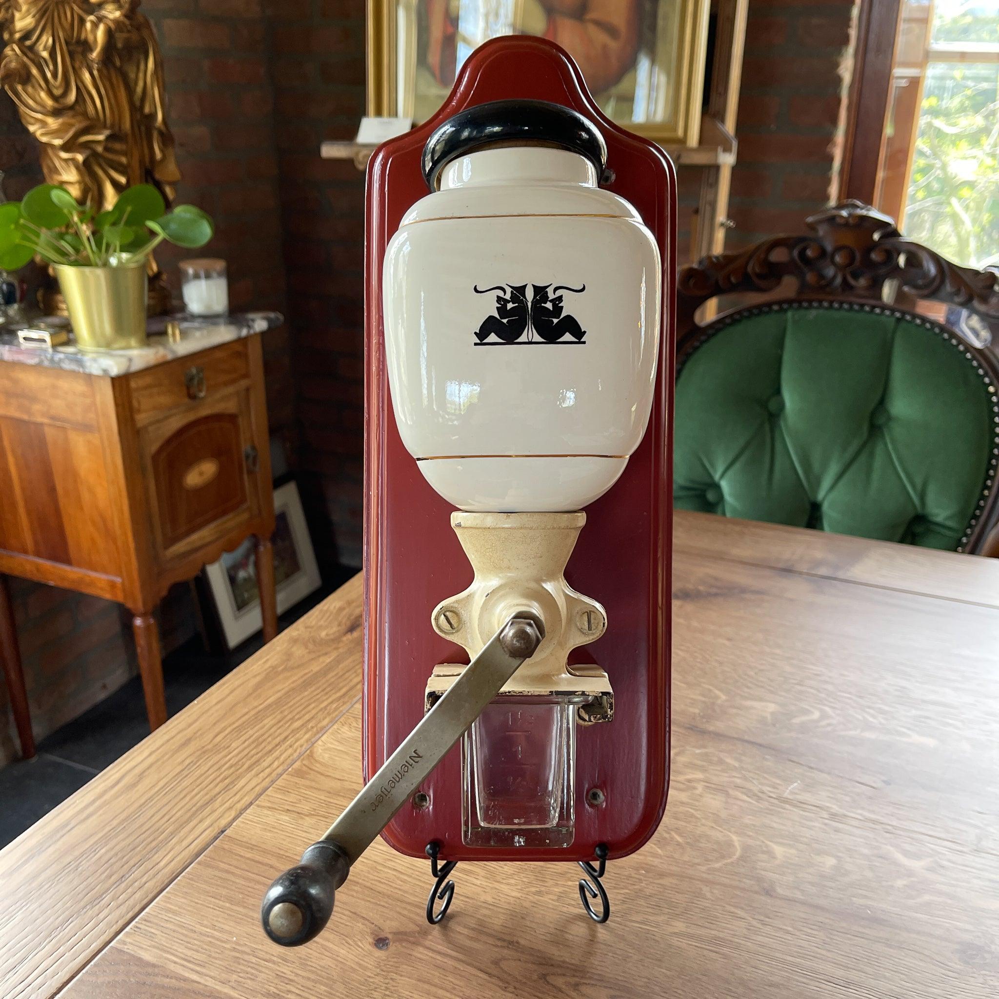 Vintage Niemeijer wand koffiemolen - The Collectionist