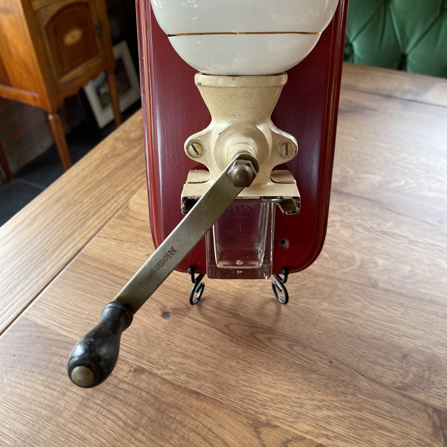 Vintage Niemeijer wand koffiemolen - Bamestra Curiosa