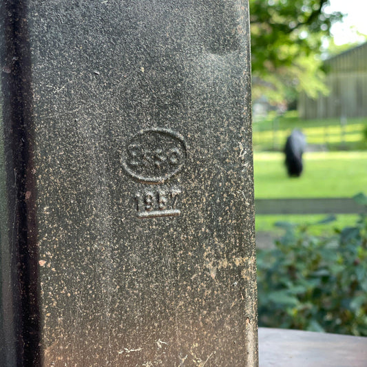 Vintage petroleum kan Esso 1957 - Bamestra Curiosa