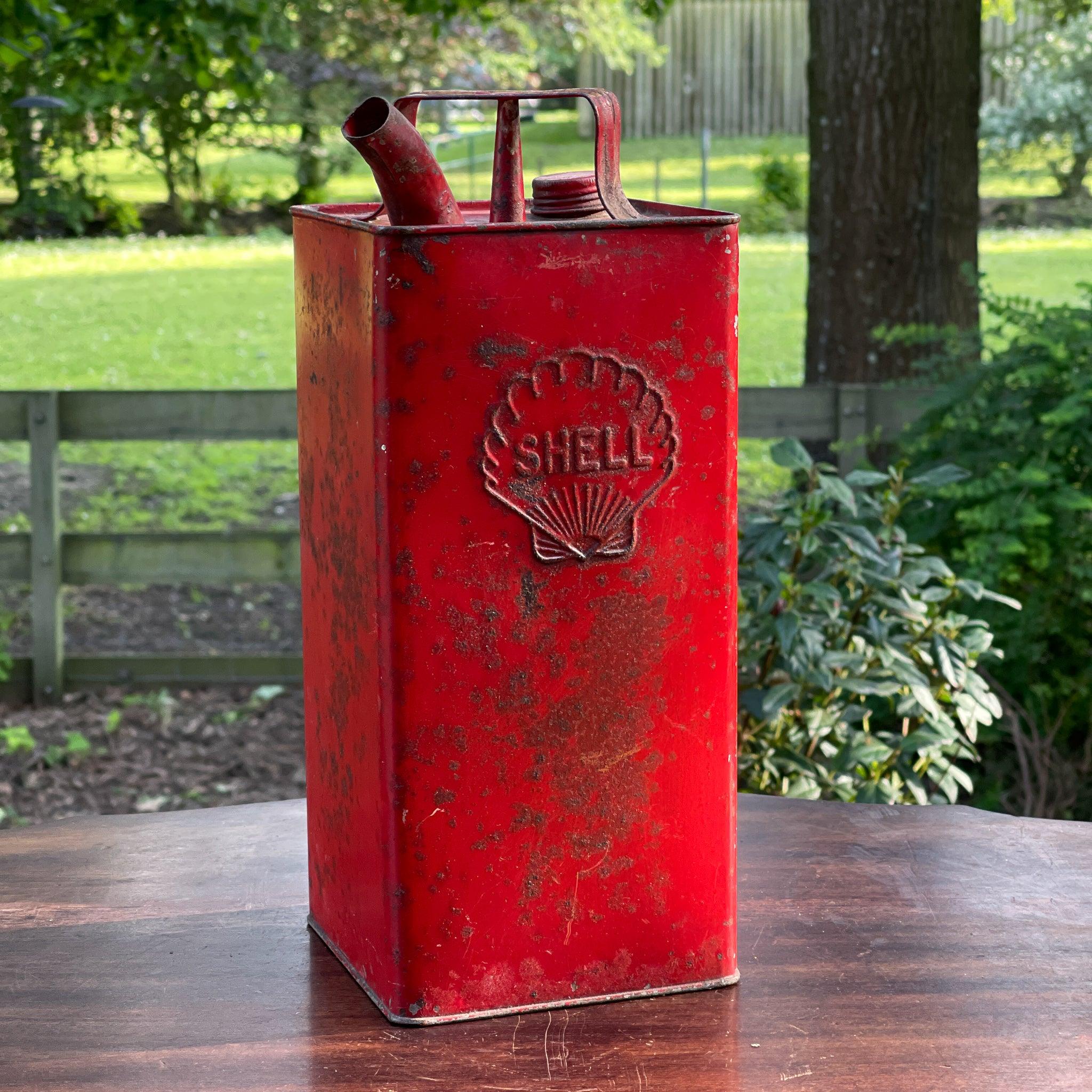 Vintage petroleum kan Shell - The Collectionist