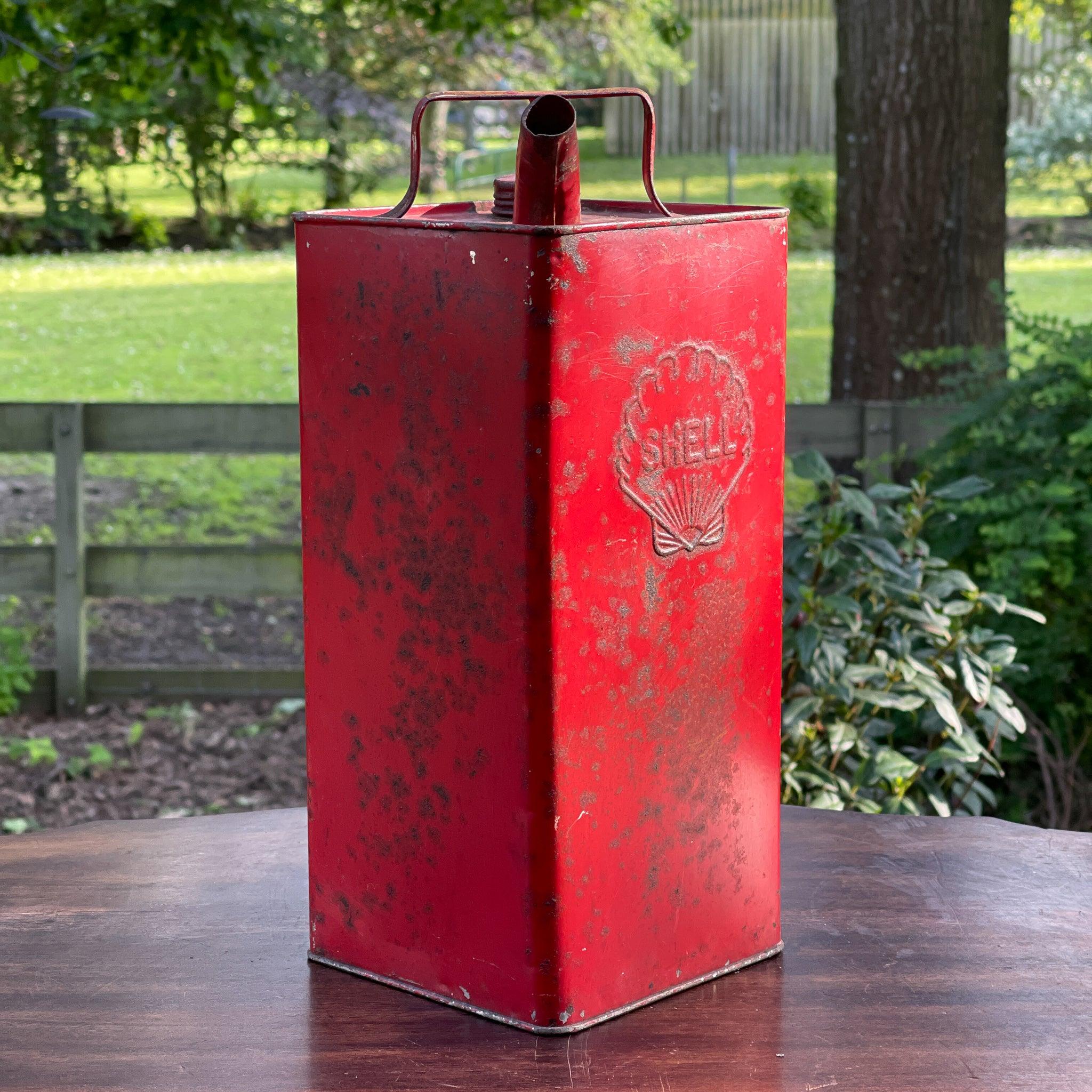 Vintage petroleum kan Shell - The Collectionist