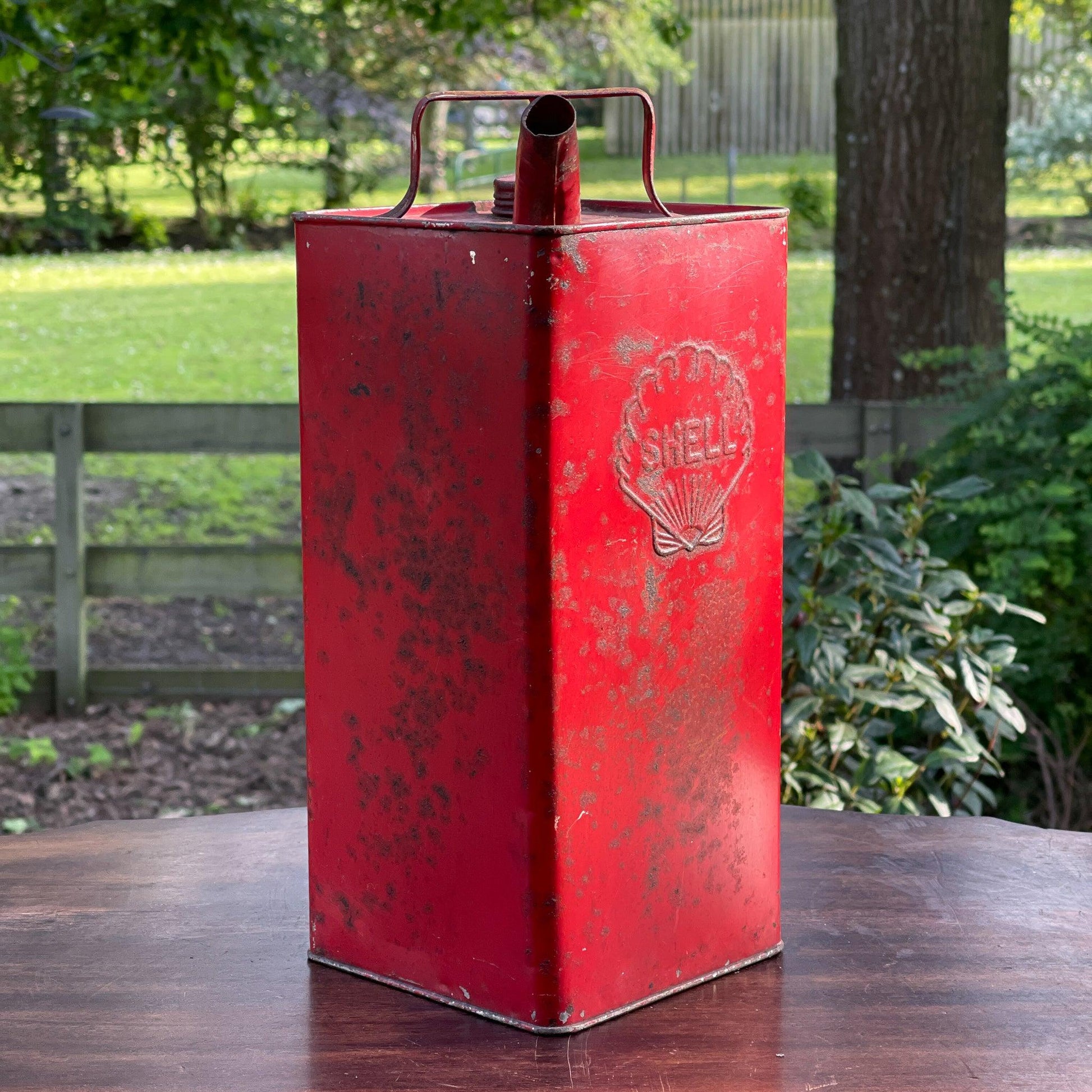 Vintage petroleum kan Shell - Bamestra Curiosa