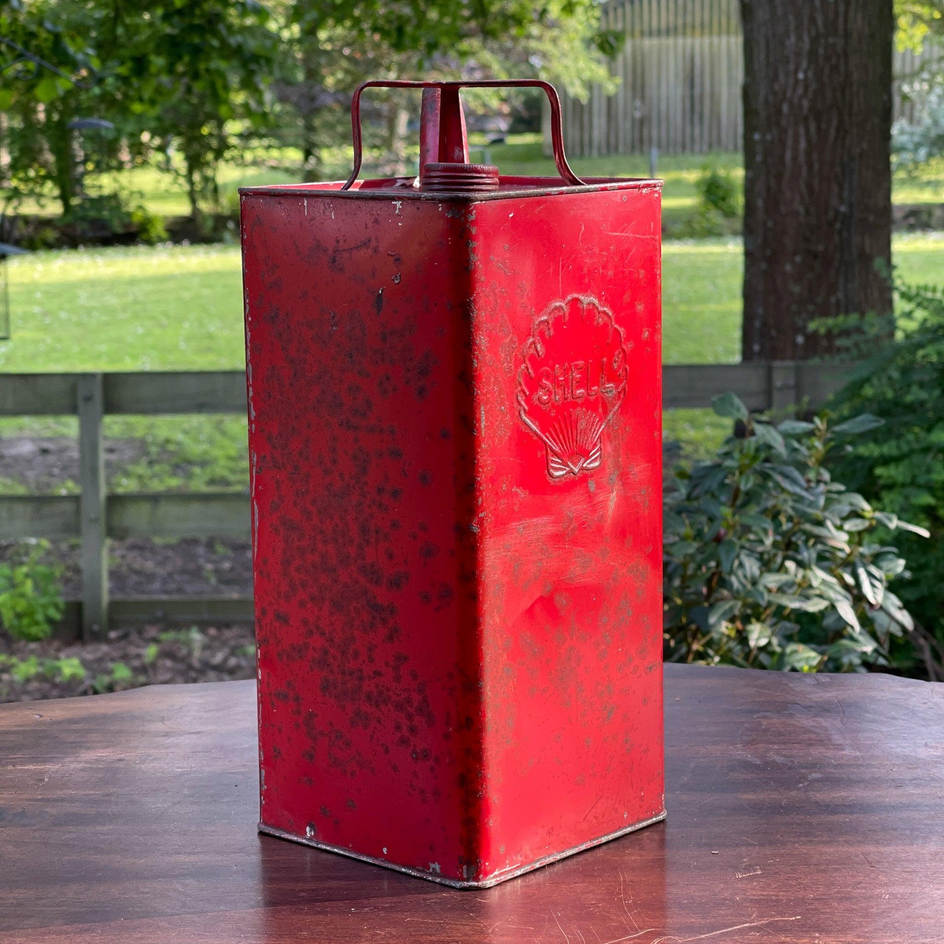 Vintage petroleum kan Shell - Bamestra Curiosa