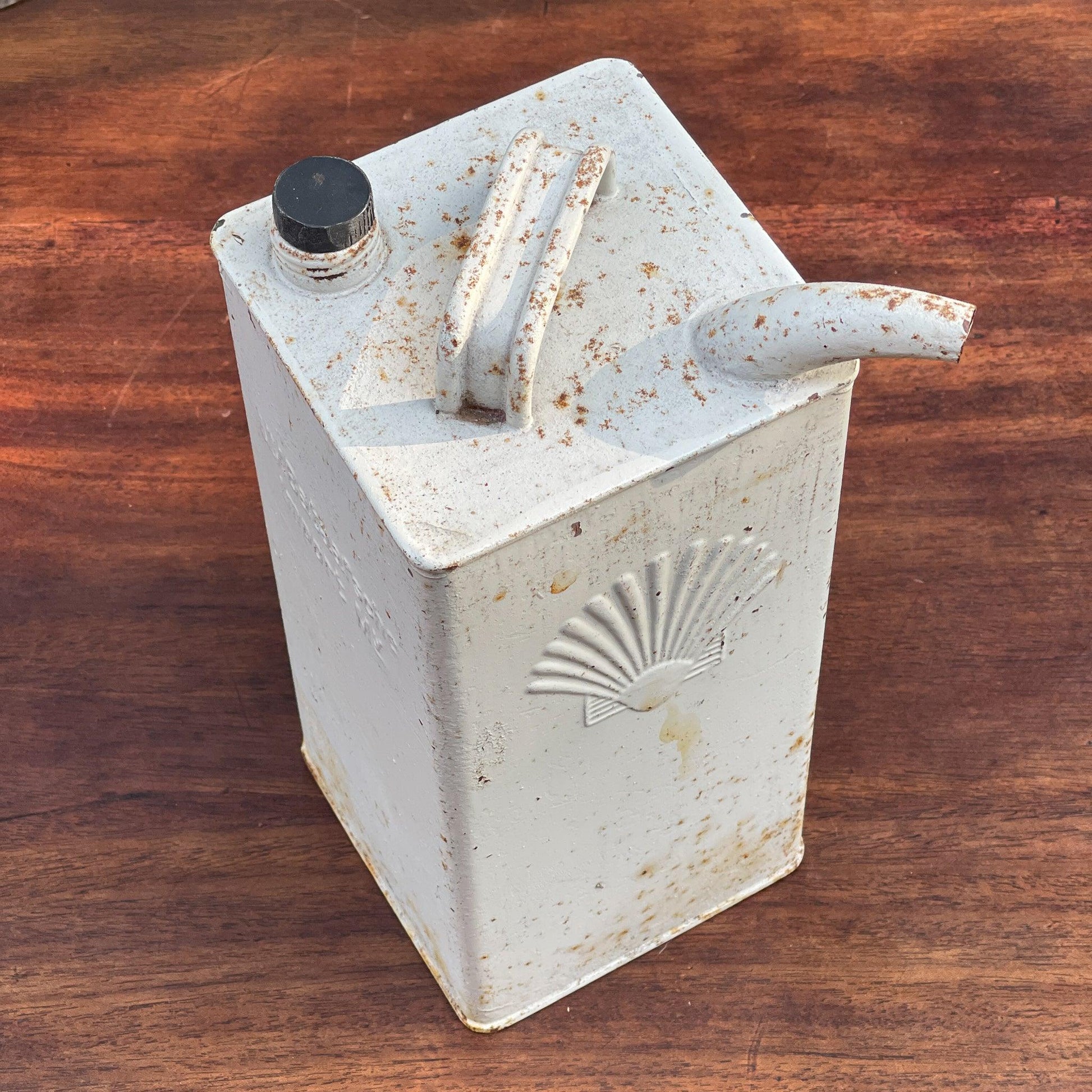 Vintage petroleum kan Shell - Bamestra Curiosa