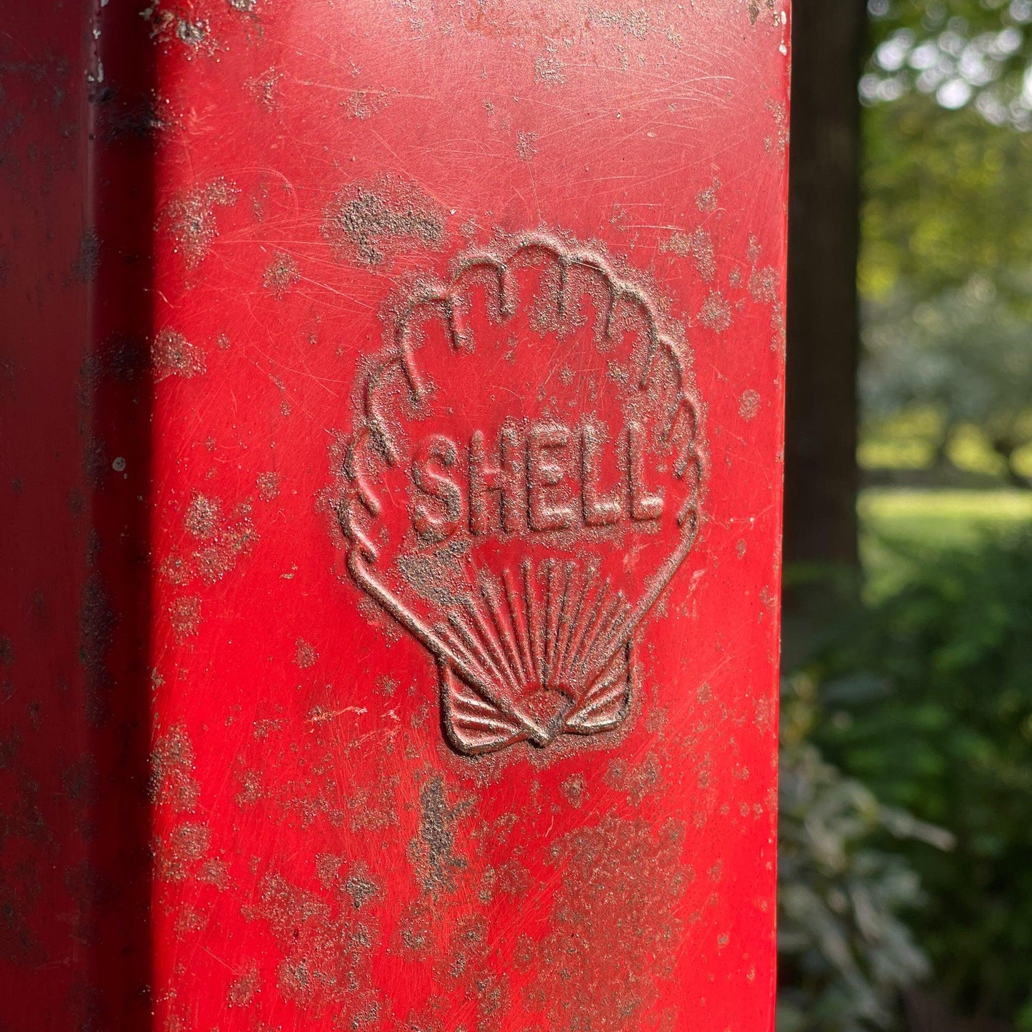 Vintage petroleum kan Shell - Bamestra Curiosa