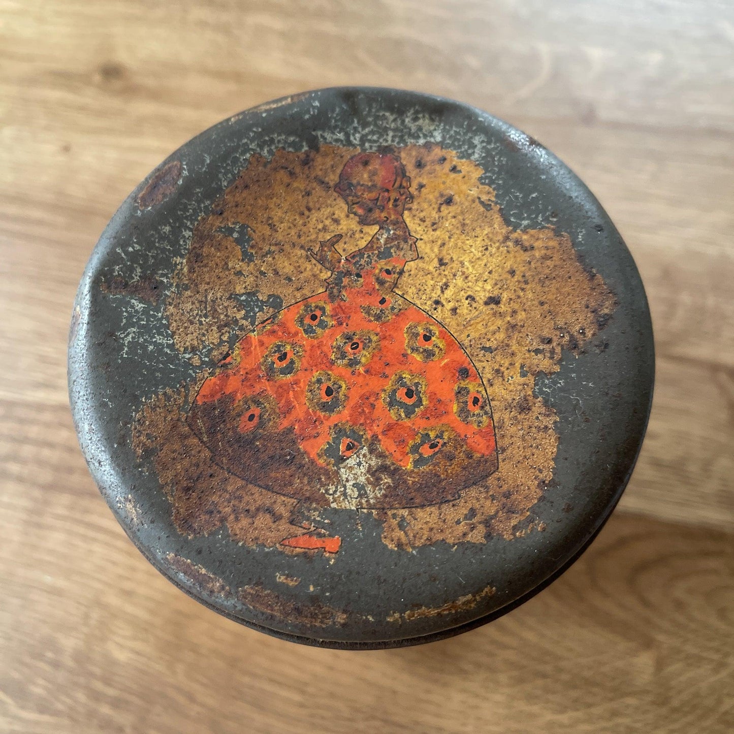 Vintage rond blik Paula - Bamestra Curiosa