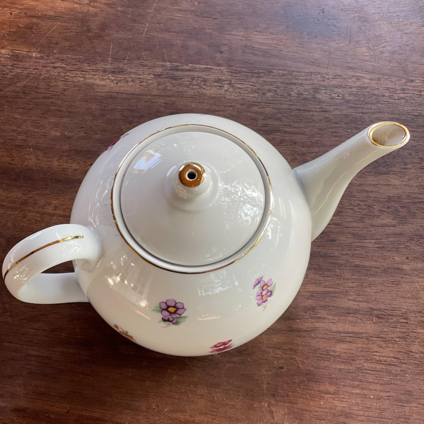 Vintage Royal Dux Bohemia theepot - Bamestra Curiosa