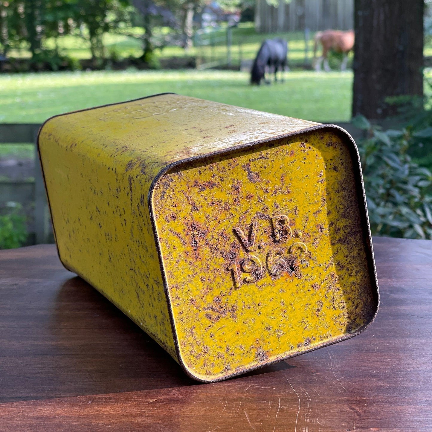 Vintage Shell petroleum kan 1962 - Bamestra Curiosa