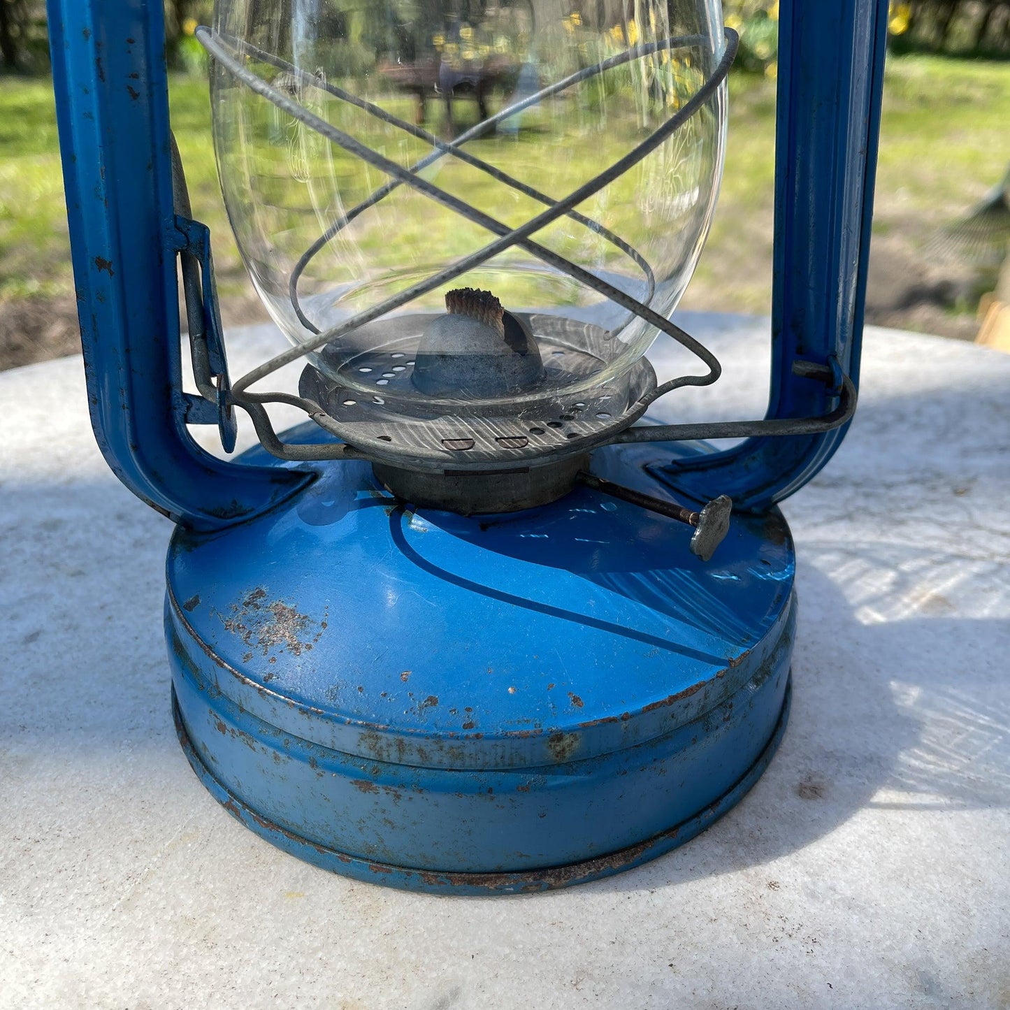 Vintage stormlantaarn petroleum lamp - Bamestra Curiosa