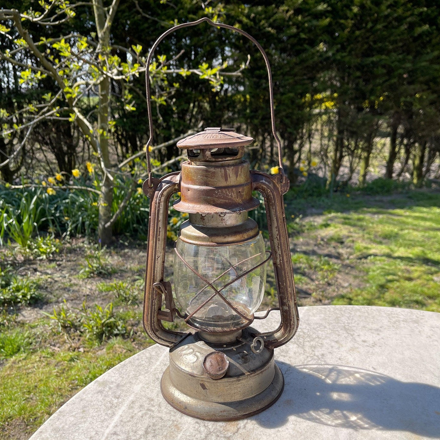 Vintage stormlantaarn Wang Guang 225 Petroleum lamp - Bamestra Curiosa
