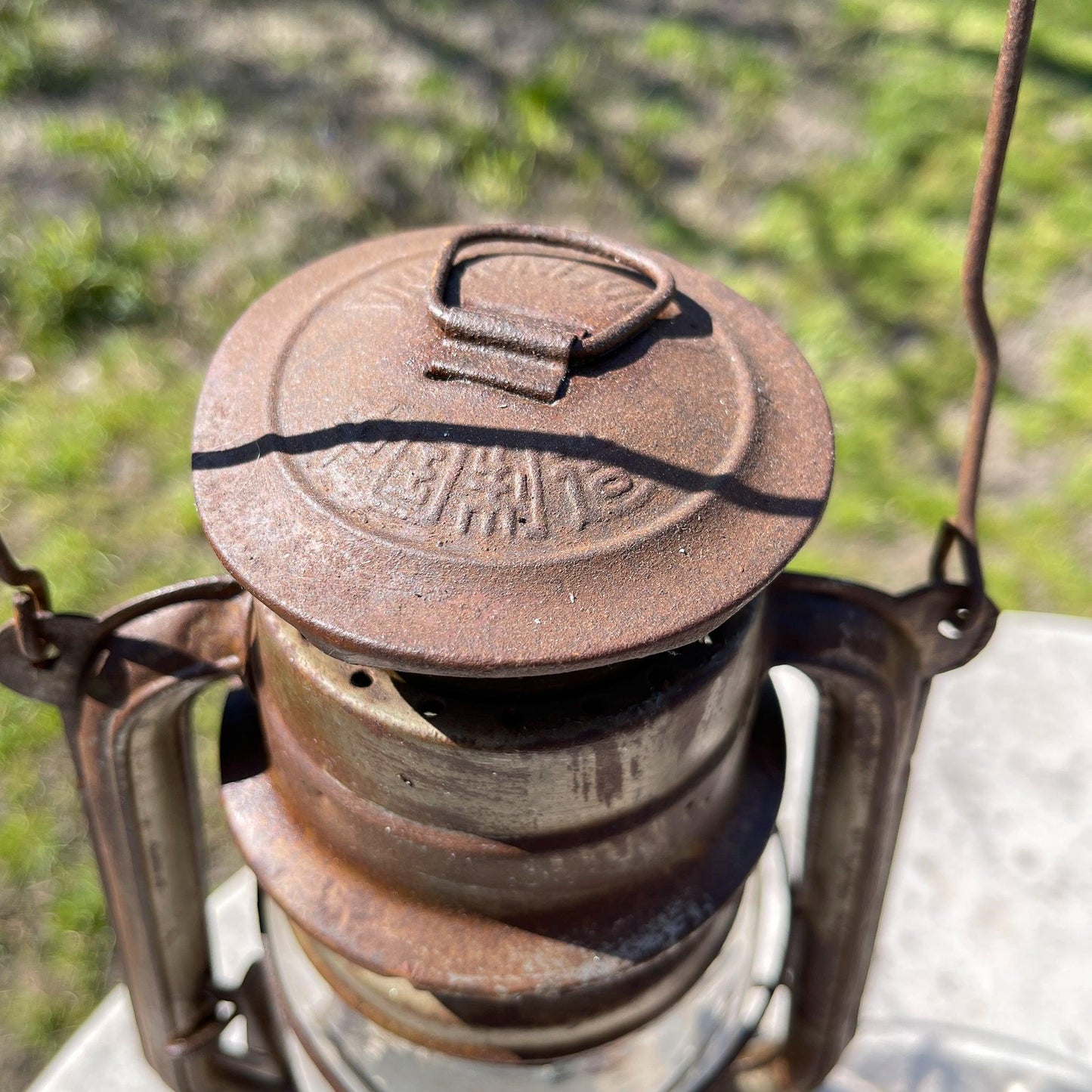 Vintage stormlantaarn Wang Guang 225 Petroleum lamp - Bamestra Curiosa