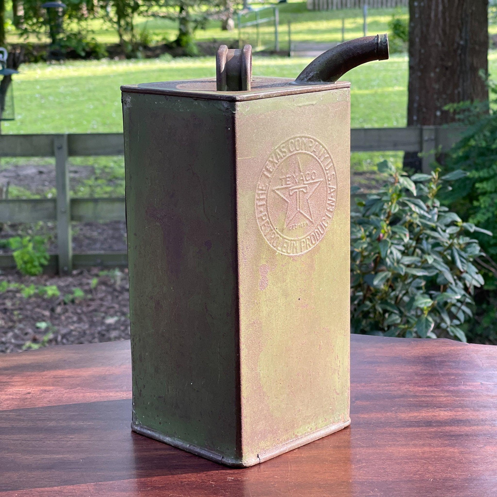 Vintage Texaco petroleum kan - Bamestra Curiosa
