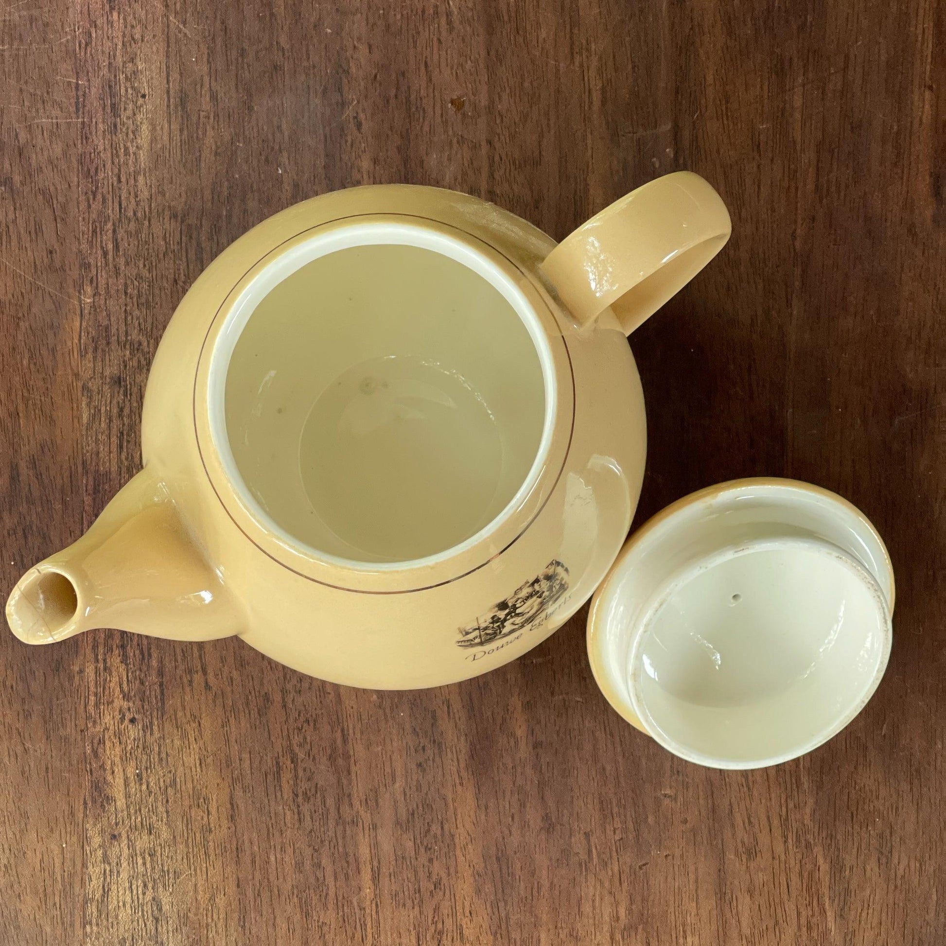 Vintage theepot van Douwe Egberts - Bamestra Curiosa