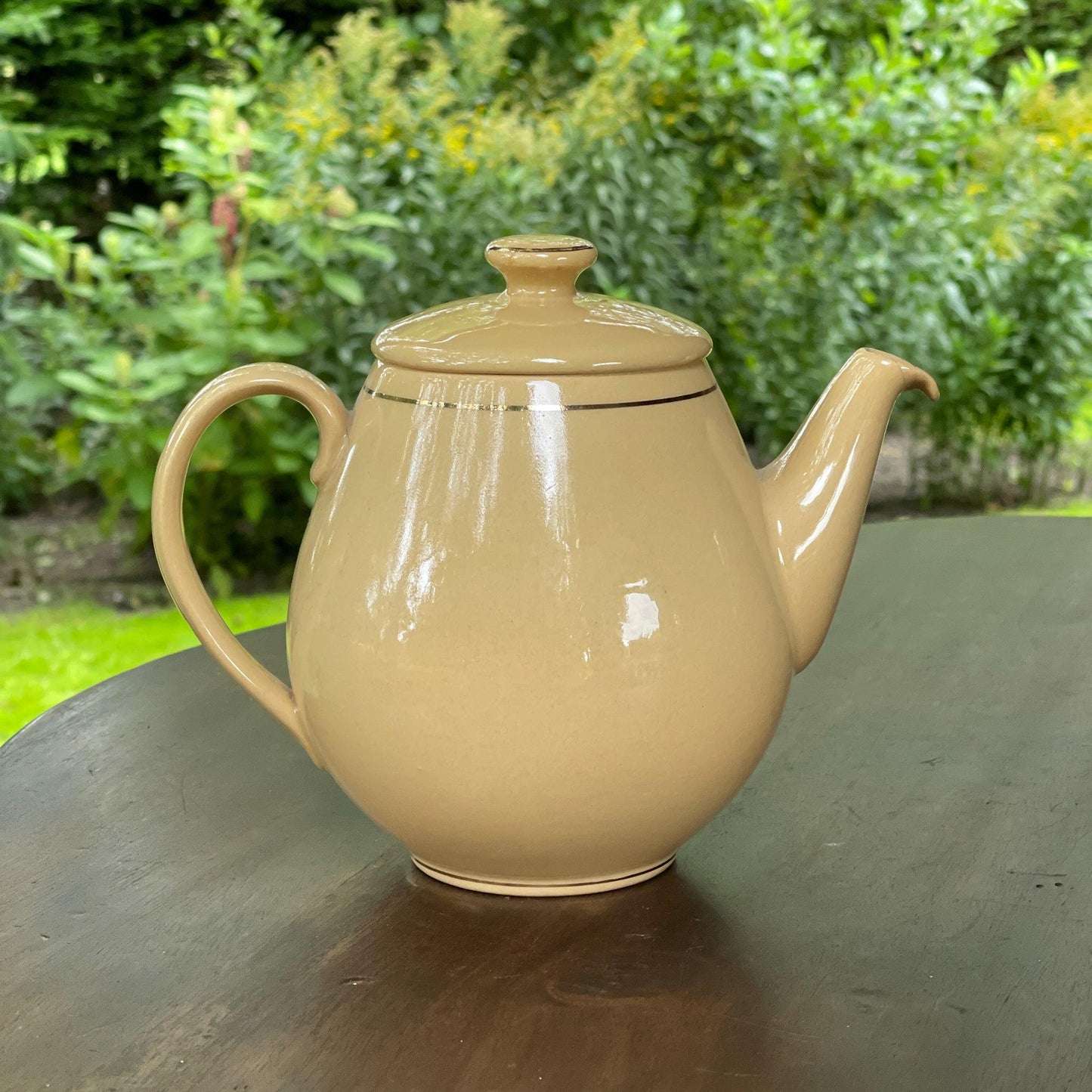 Vintage theepot van Douwe Egberts - Bamestra Curiosa