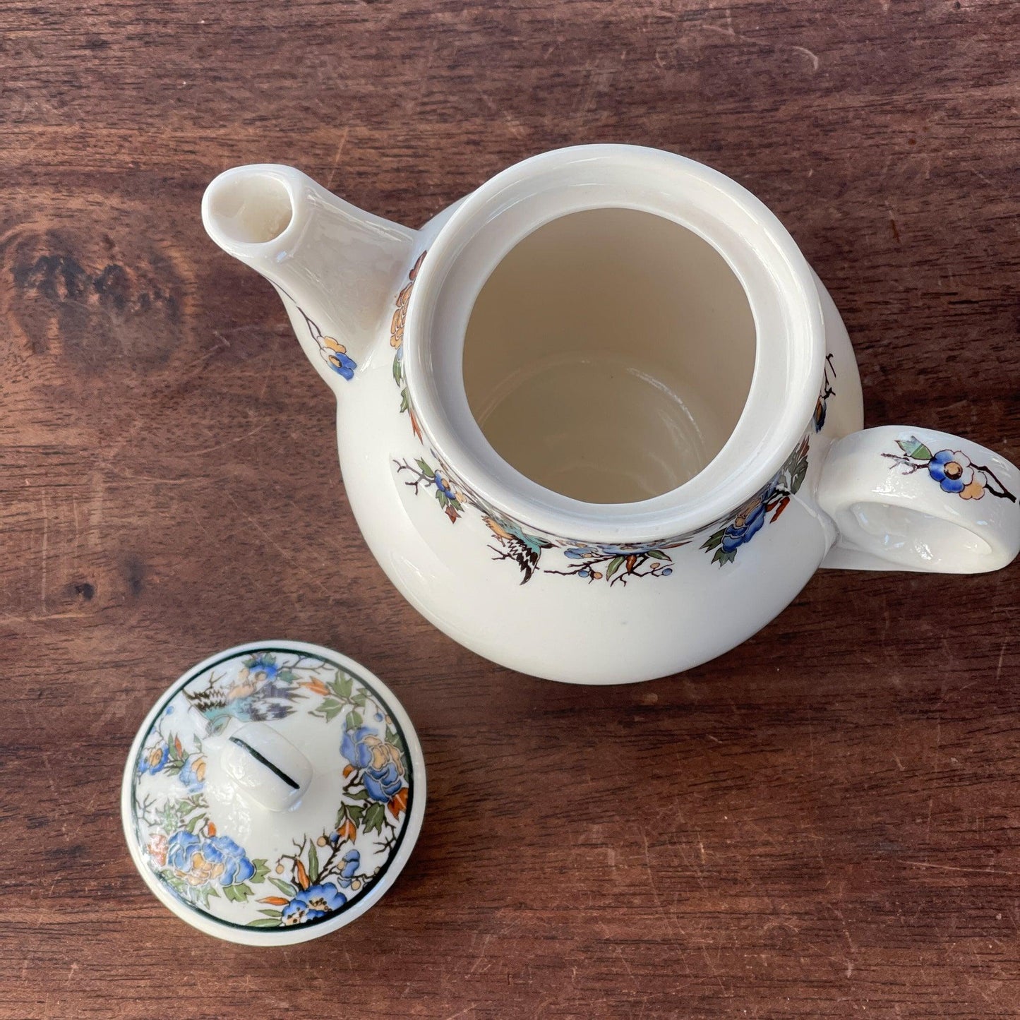 Vintage Theepotje Old Ivory Tapestry van Syracuse - The Collectionist