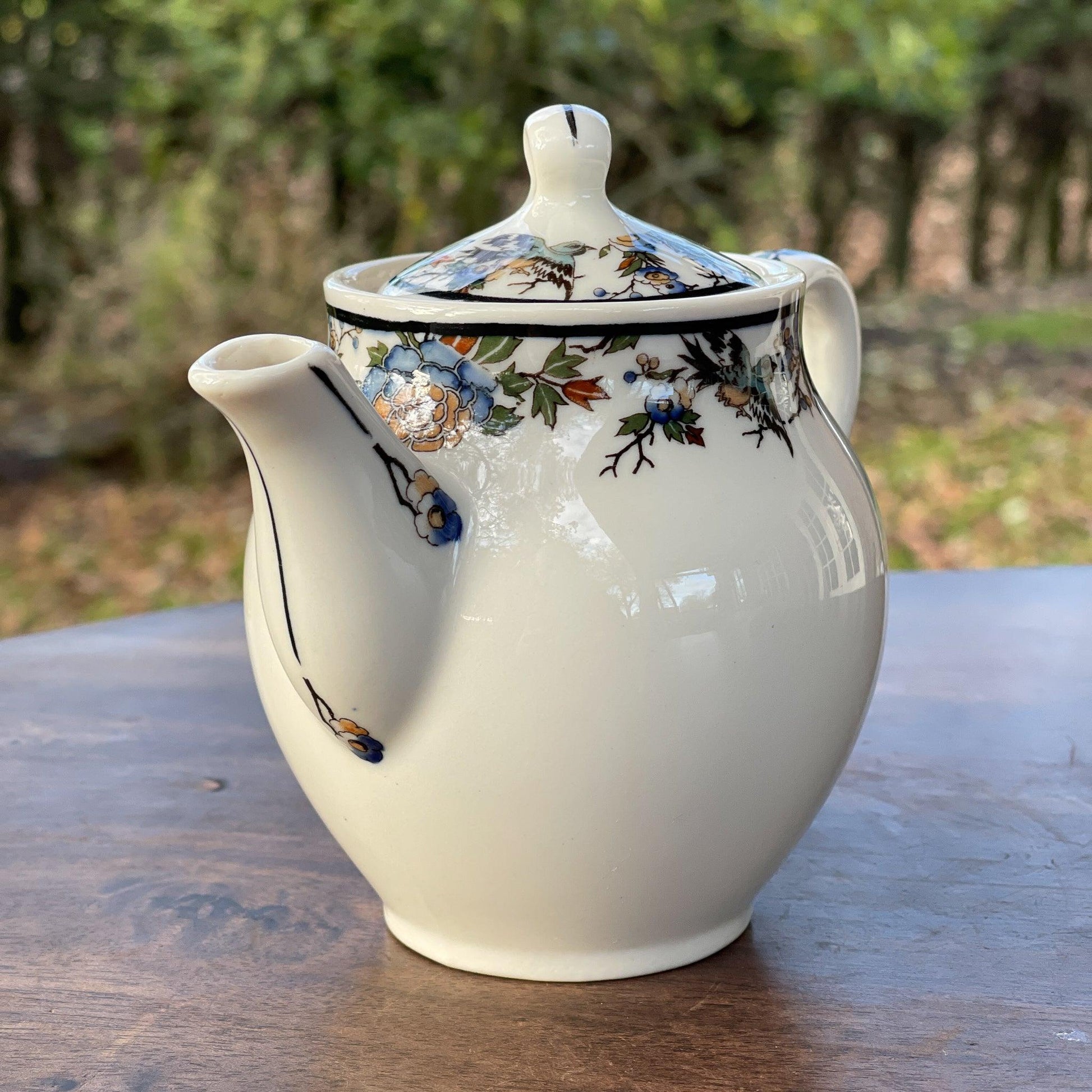 Vintage Theepotje Old Ivory Tapestry van Syracuse - The Collectionist