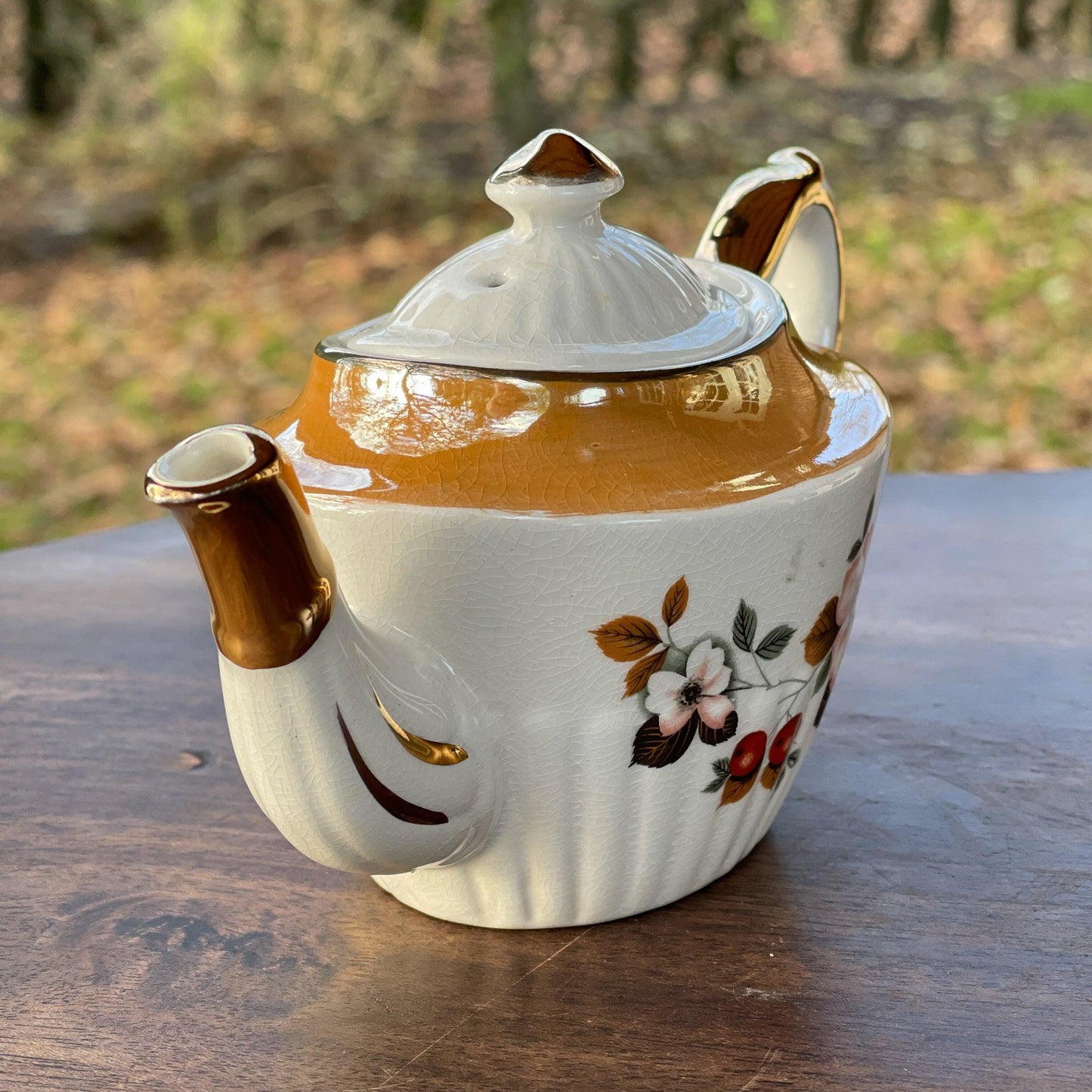 Vintage Theepotje van Gibsons England - Bamestra Curiosa