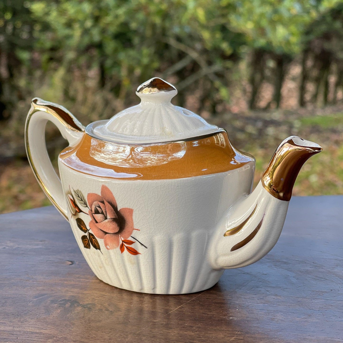 Vintage Theepotje van Gibsons England - Bamestra Curiosa