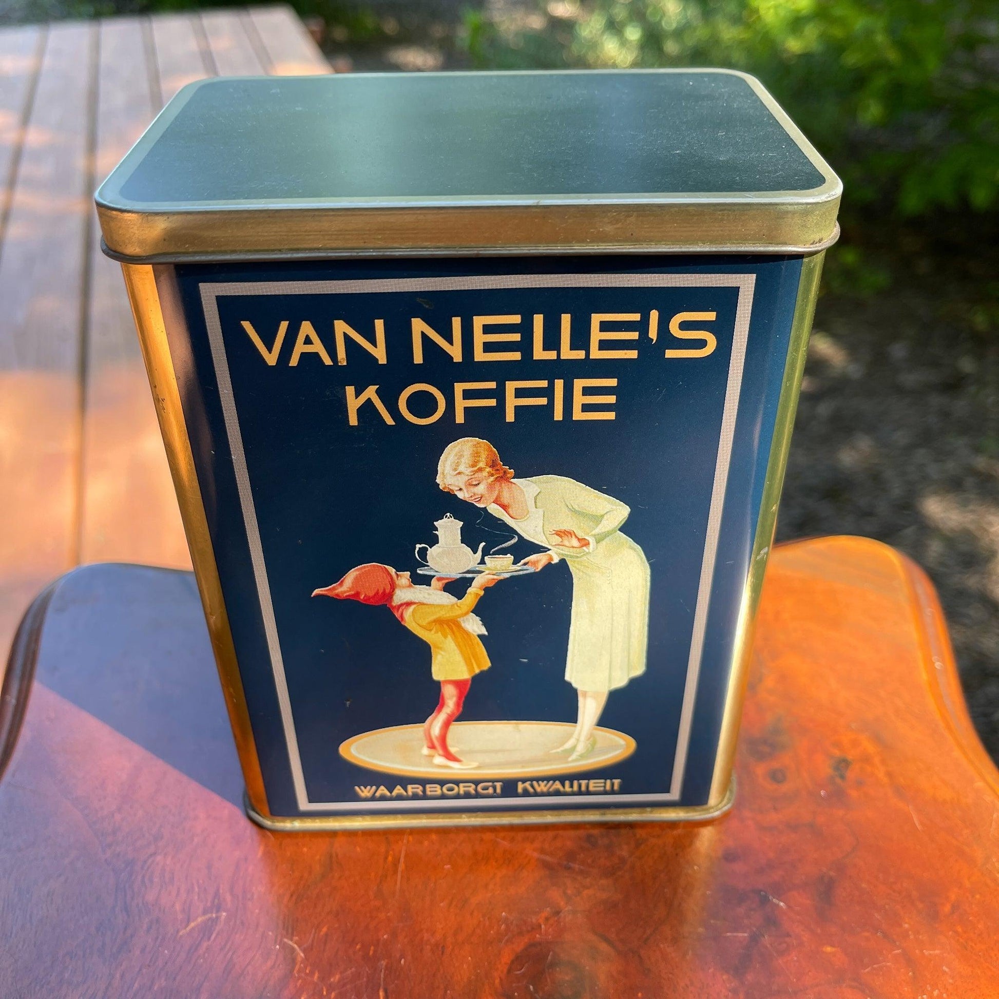 Vintage Van Nelle's Koffie bewaarblik - Bamestra Curiosa