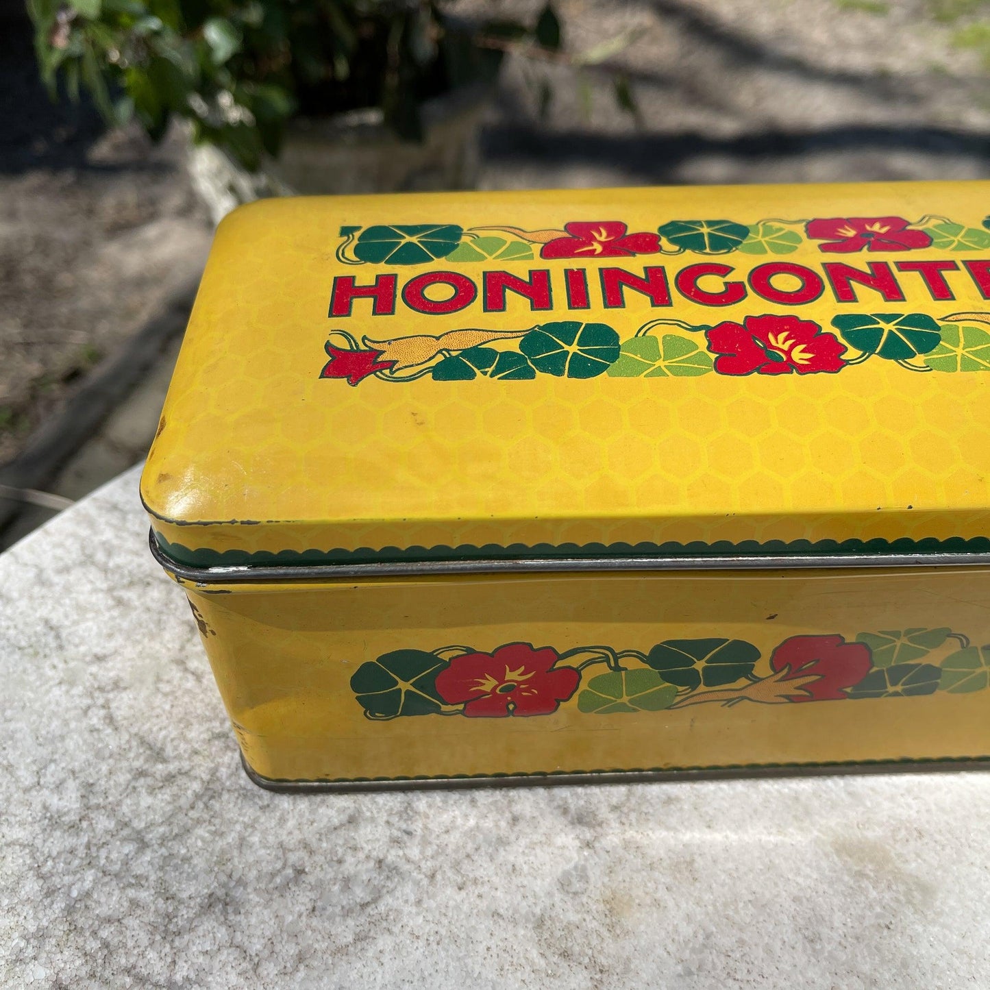 Vintage Verkade ontbijtkoek blik - Bamestra Curiosa