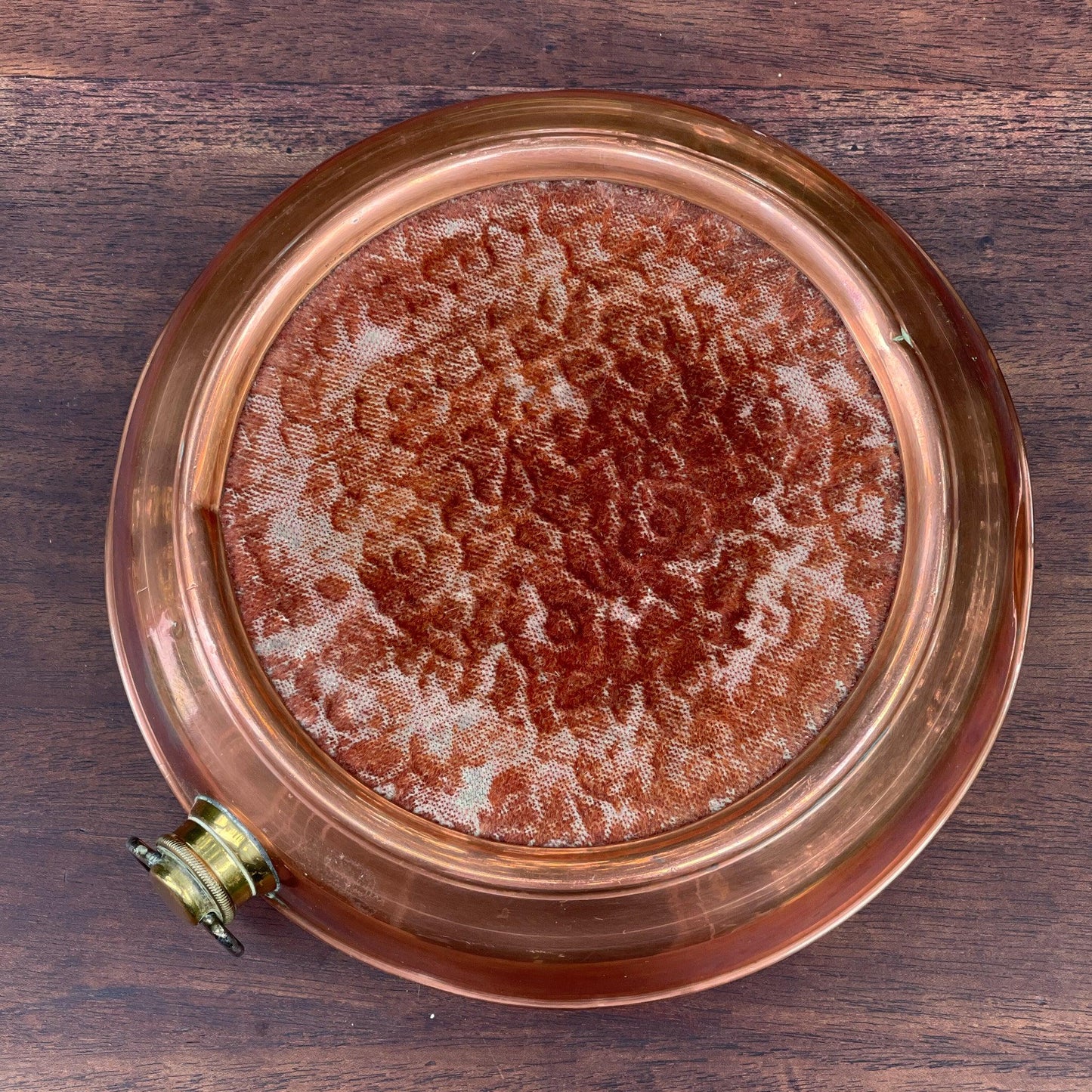 Vintage voetenwarmer of kruik van koper - Bamestra Curiosa