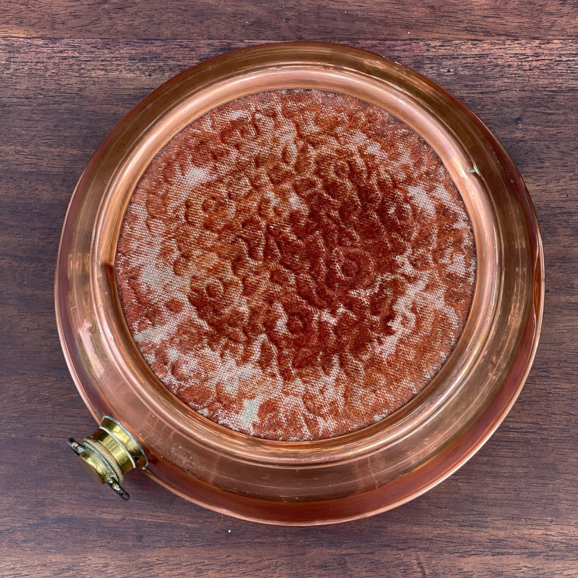 Vintage voetenwarmer of kruik van koper - Bamestra Curiosa