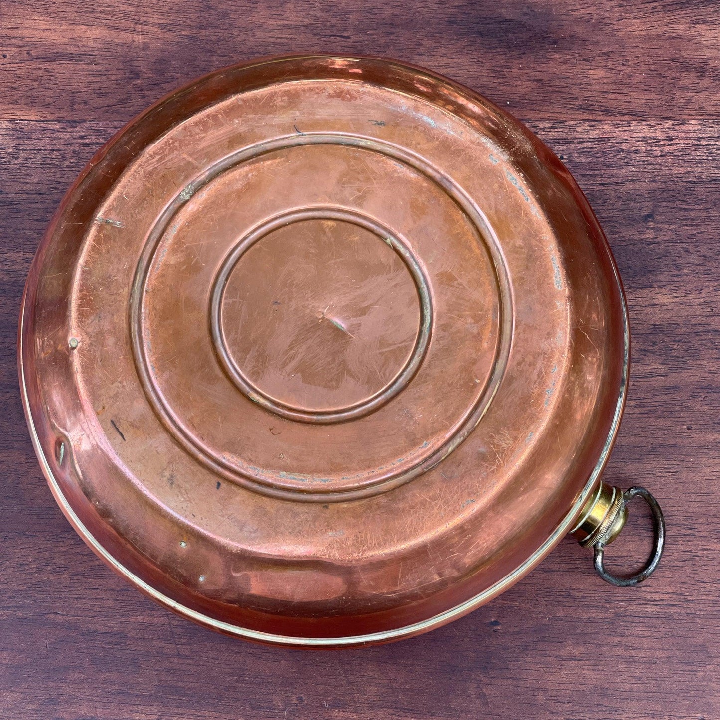 Vintage voetenwarmer of kruik van koper - Bamestra Curiosa