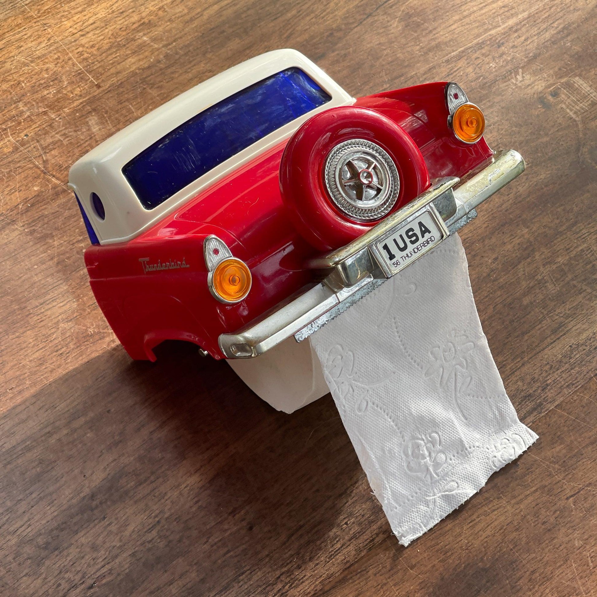 Vintage wc rol houder Ford Thunderbird - Bamestra Curiosa