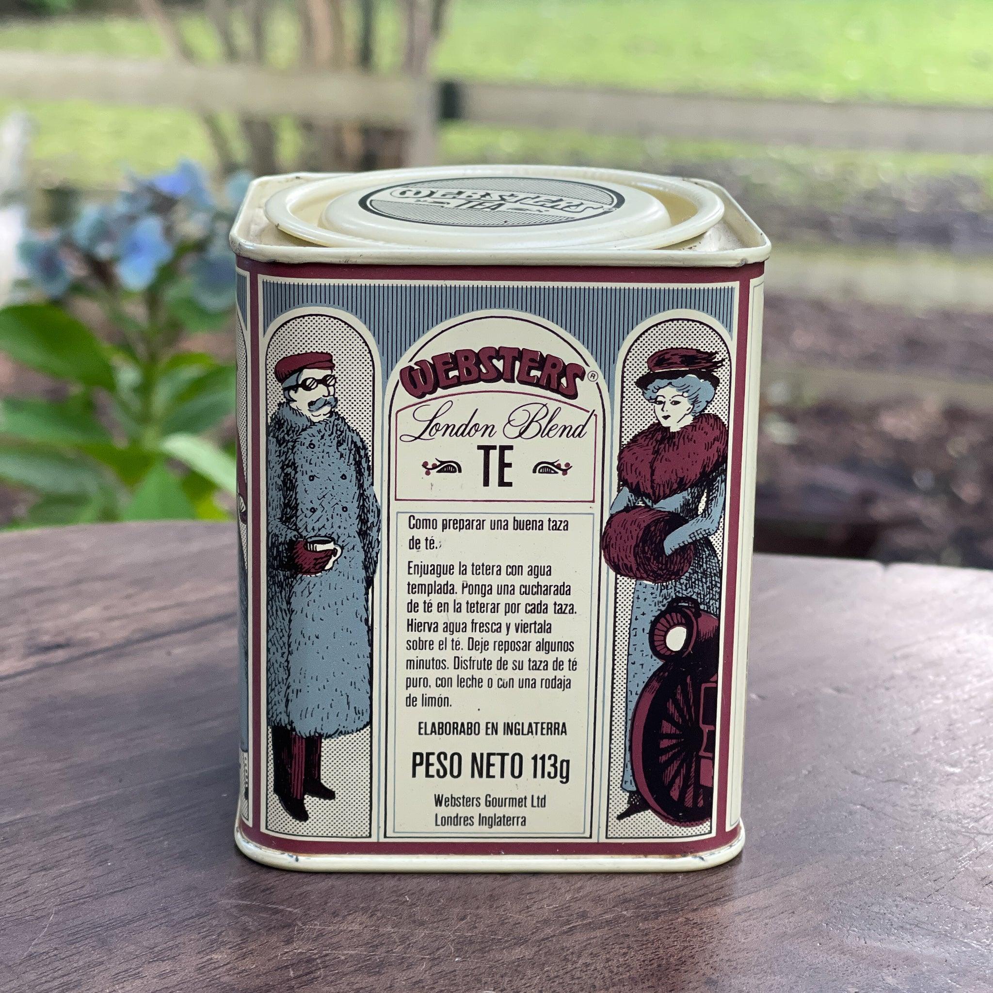 Vintage Websters London blend theeblikje - The Collectionist