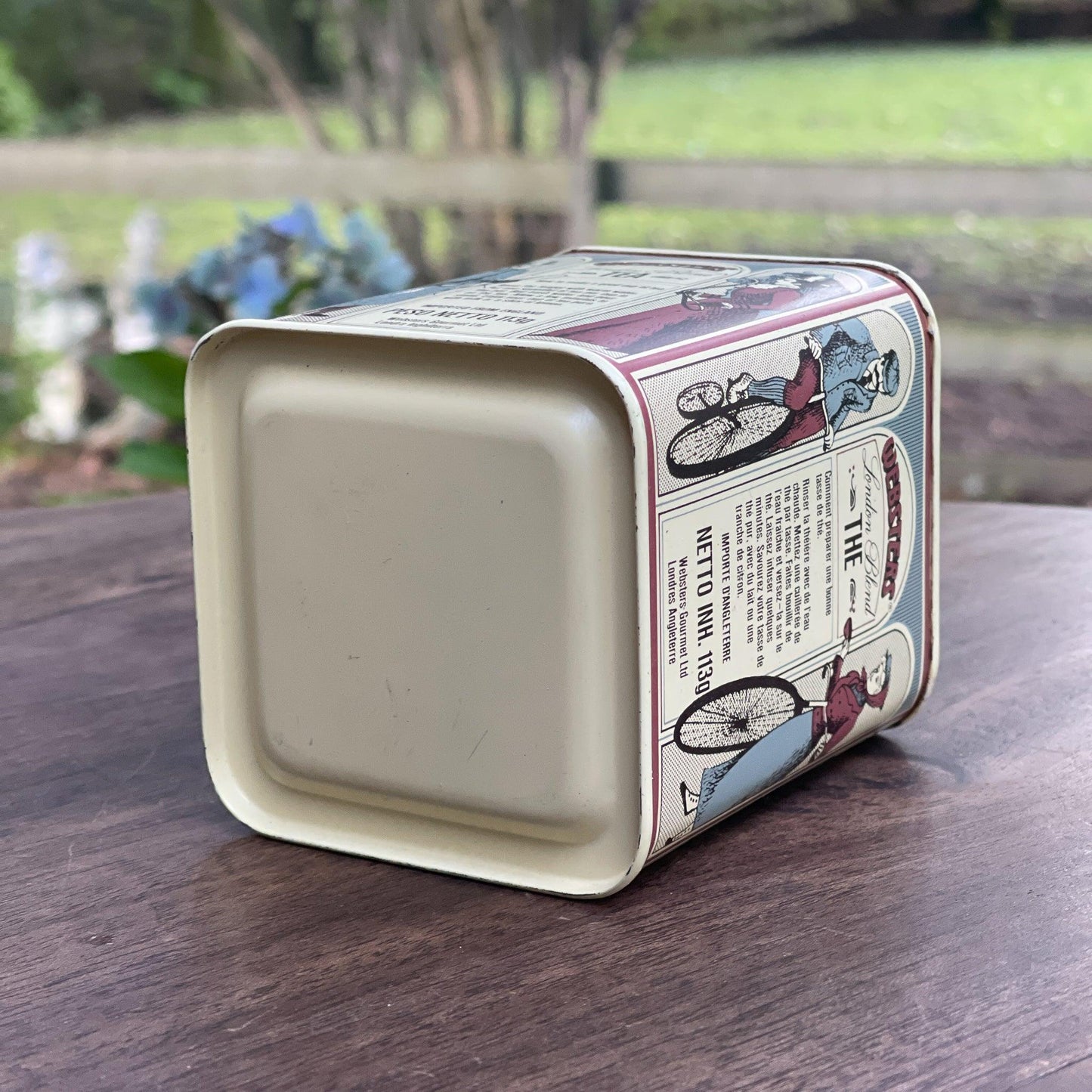 Vintage Websters London blend theeblikje - Bamestra Curiosa