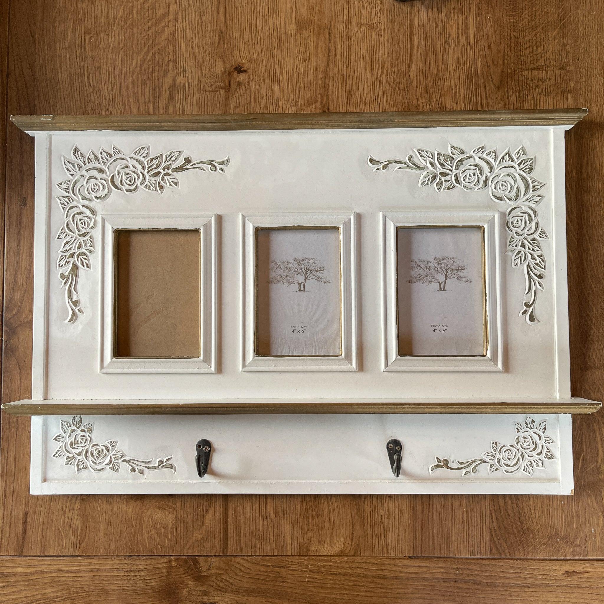 Wandbord met haakjes en wissellijstjes - The Collectionist