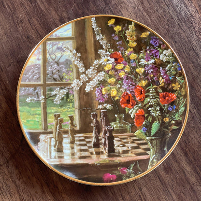 Wandbord "Stilleven met Schaakspel" Kees van den Berg - Bamestra Curiosa