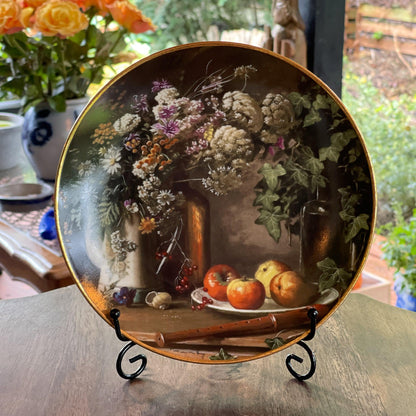 Wandbord "Stilleven met Veldbloemen" Kees van den Berg - Bamestra Curiosa