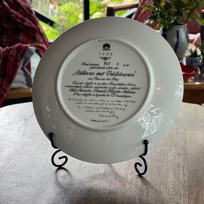 Wandbord "Stilleven met Veldbloemen" Kees van den Berg - Bamestra Curiosa