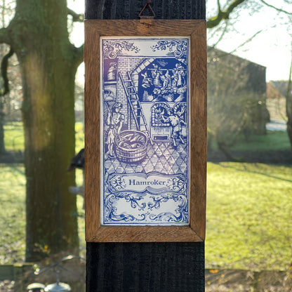 Delfts Blauwe Tegel Hamroker van Sphinx Maastricht - Bamestra Curiosa