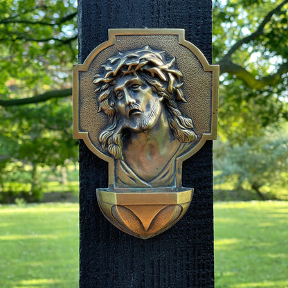 Wijwaterbakje van koper - Bamestra Curiosa