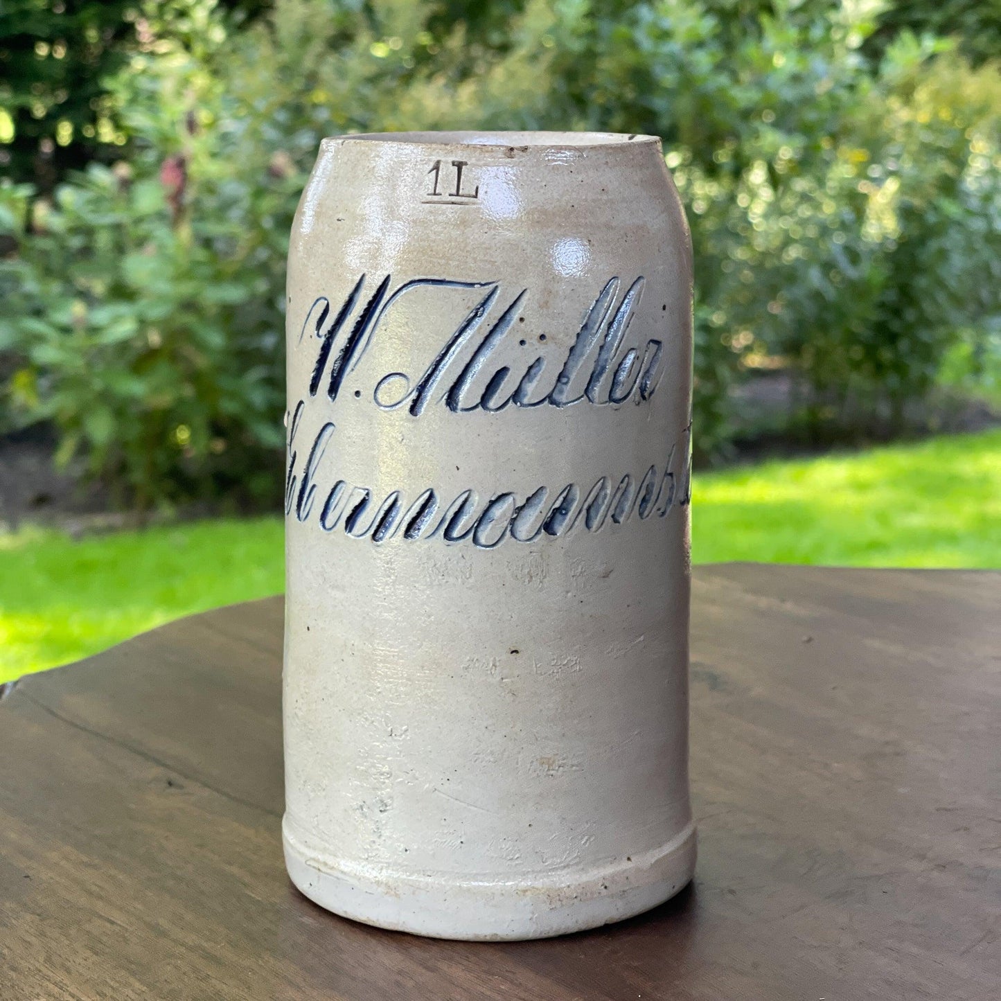 Zeldzame antieke pul / mok van Keuls aardewerk 1L - Bamestra Curiosa