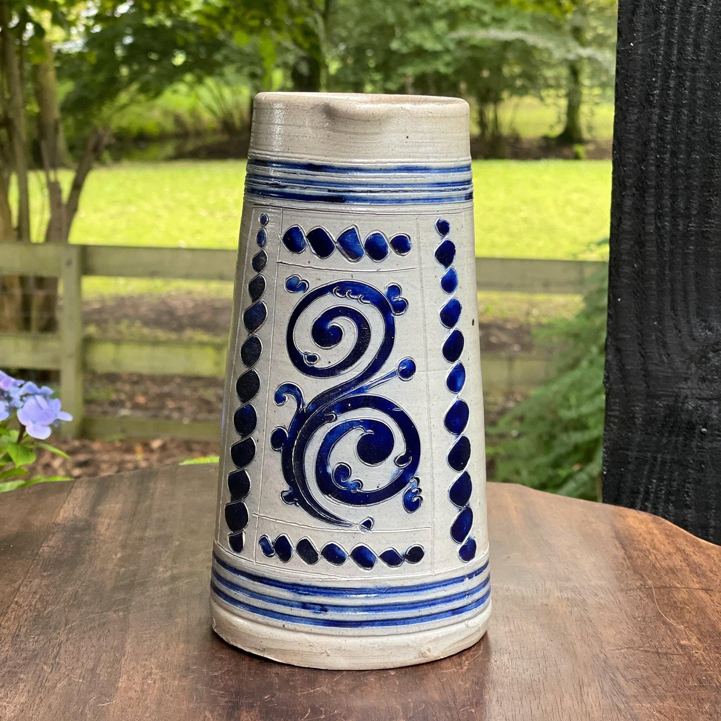 Zeldzame Keulse aardewerk kan / vaas 1.5L - Bamestra Curiosa