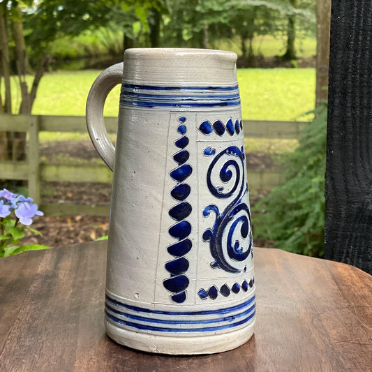 Zeldzame Keulse aardewerk kan / vaas 1.5L - Bamestra Curiosa