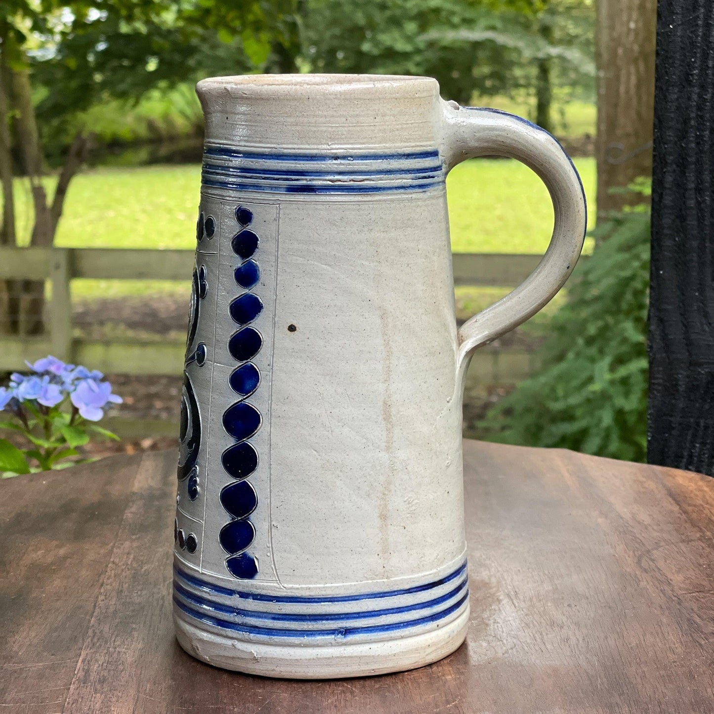 Zeldzame Keulse aardewerk kan / vaas 1.5L - Bamestra Curiosa