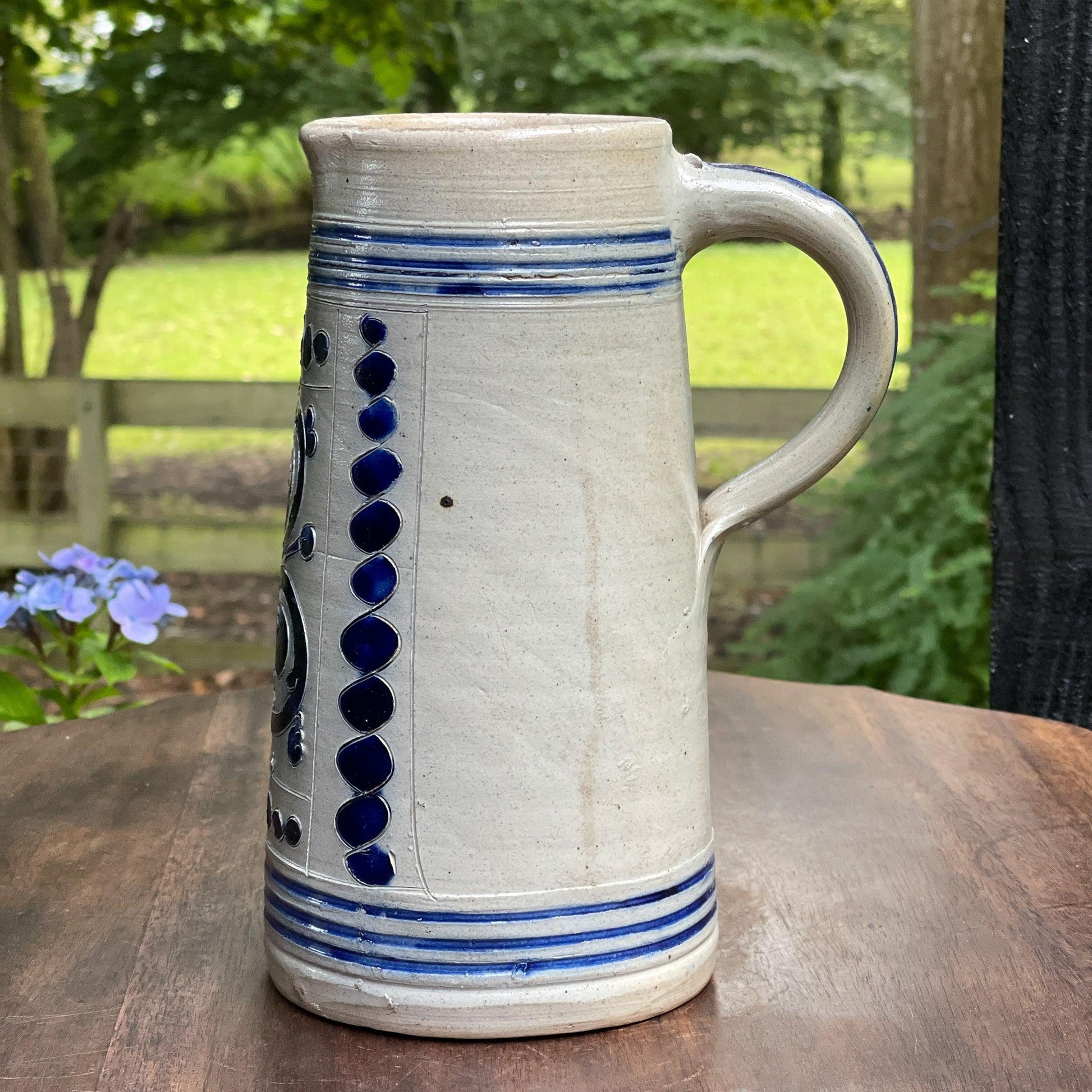 Zeldzame Keulse aardewerk kan / vaas 1.5L - Bamestra Curiosa