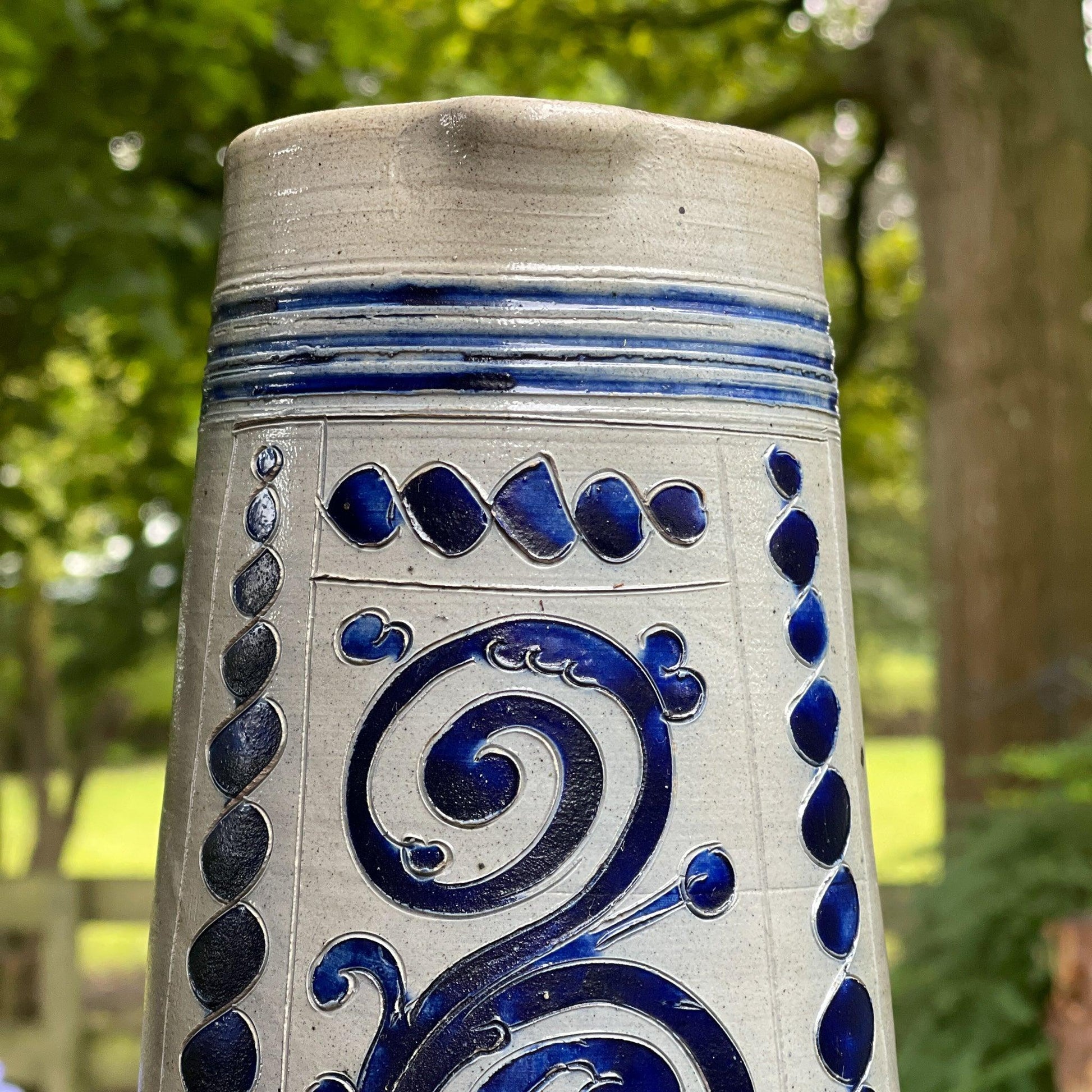 Zeldzame Keulse aardewerk kan / vaas 1.5L - Bamestra Curiosa