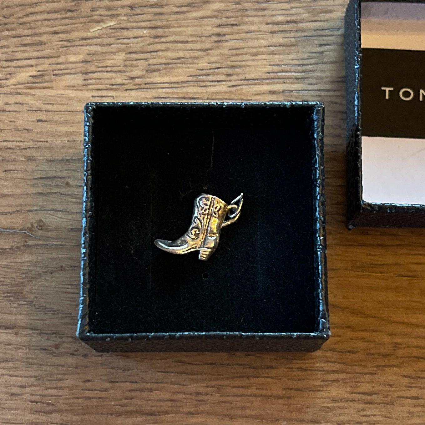 Zilveren hanger cowboylaars - The Collectionist